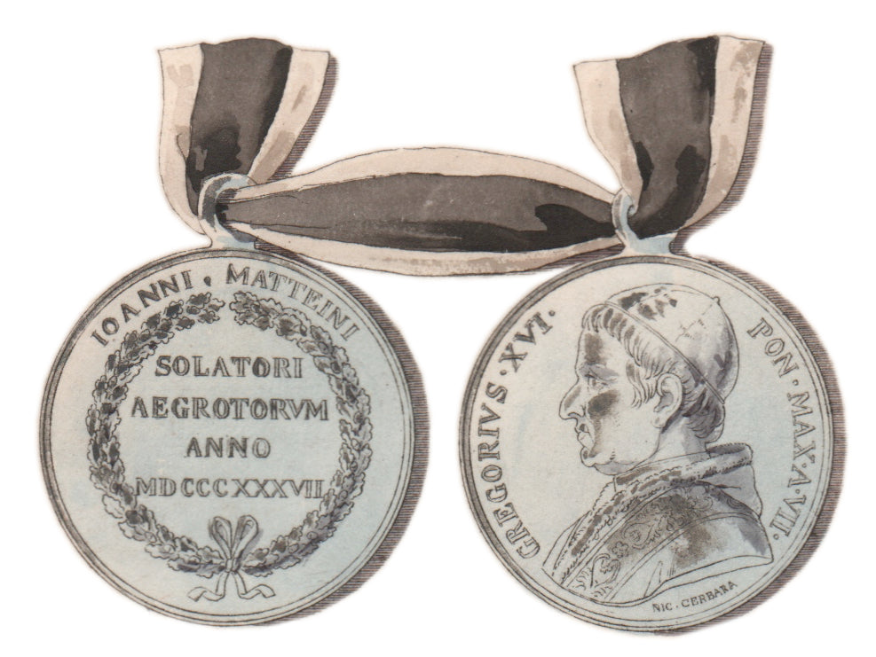 Médaille de récompense pour services rendus lors de l'épidémie de choléra